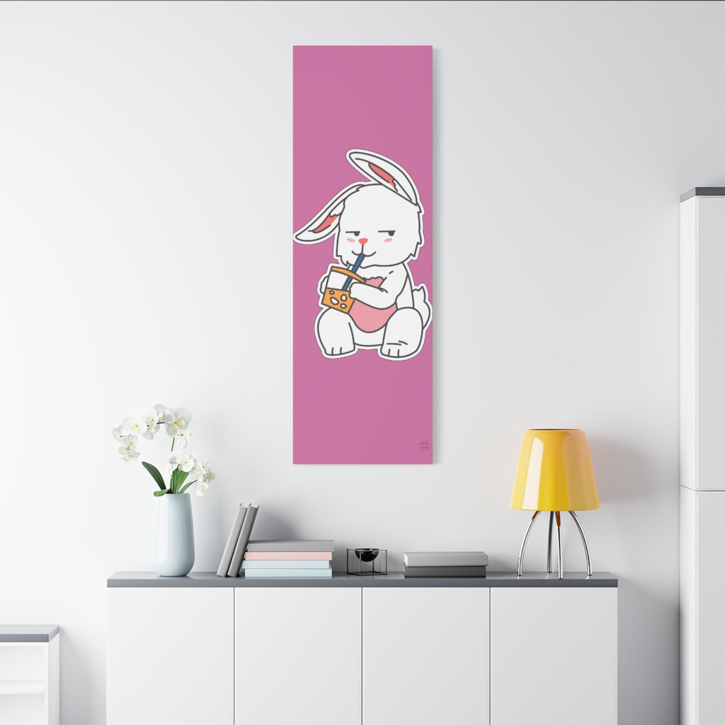 Classic Side Eye Bunny Canvas