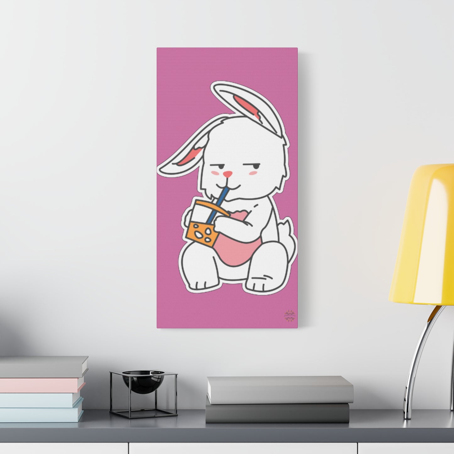 Classic Side Eye Bunny Canvas