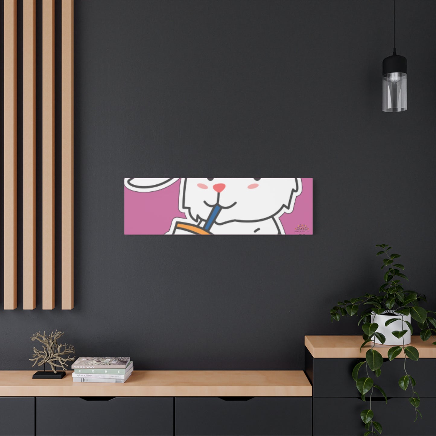 Classic Side Eye Bunny Canvas