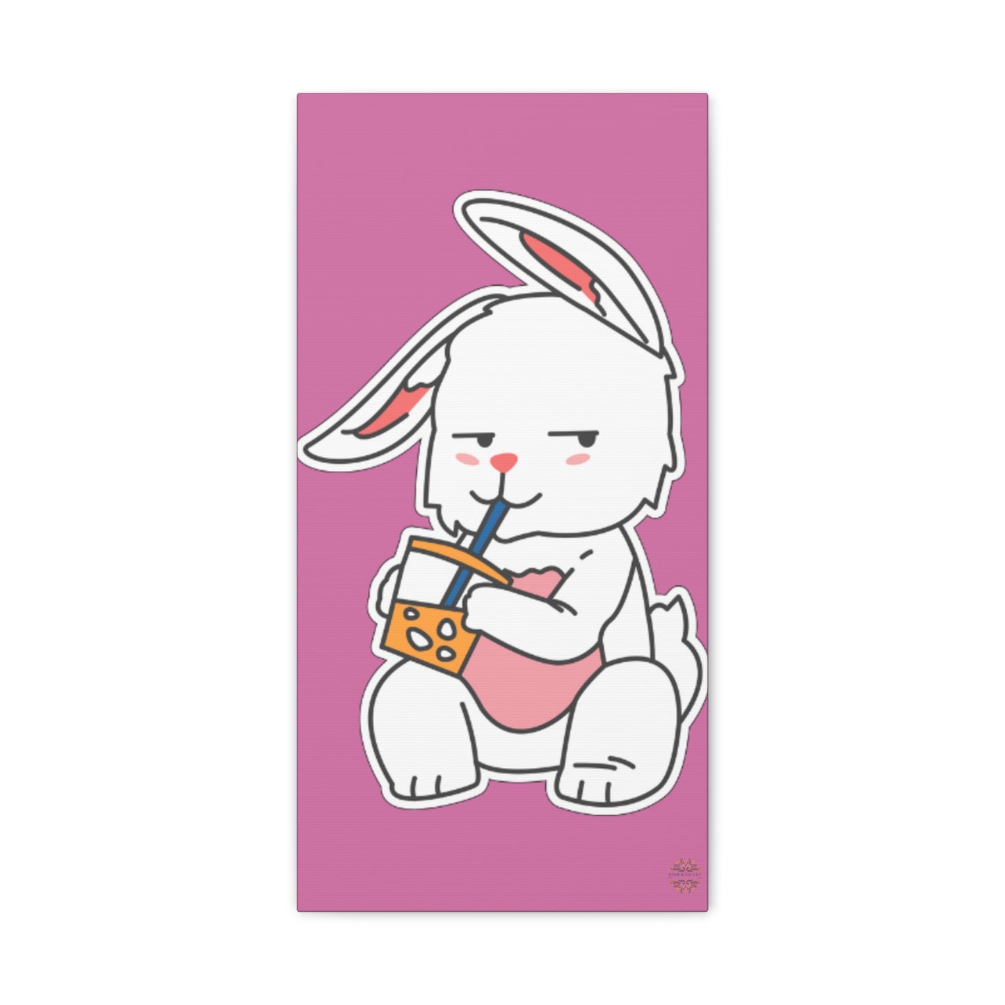 Classic Side Eye Bunny Canvas