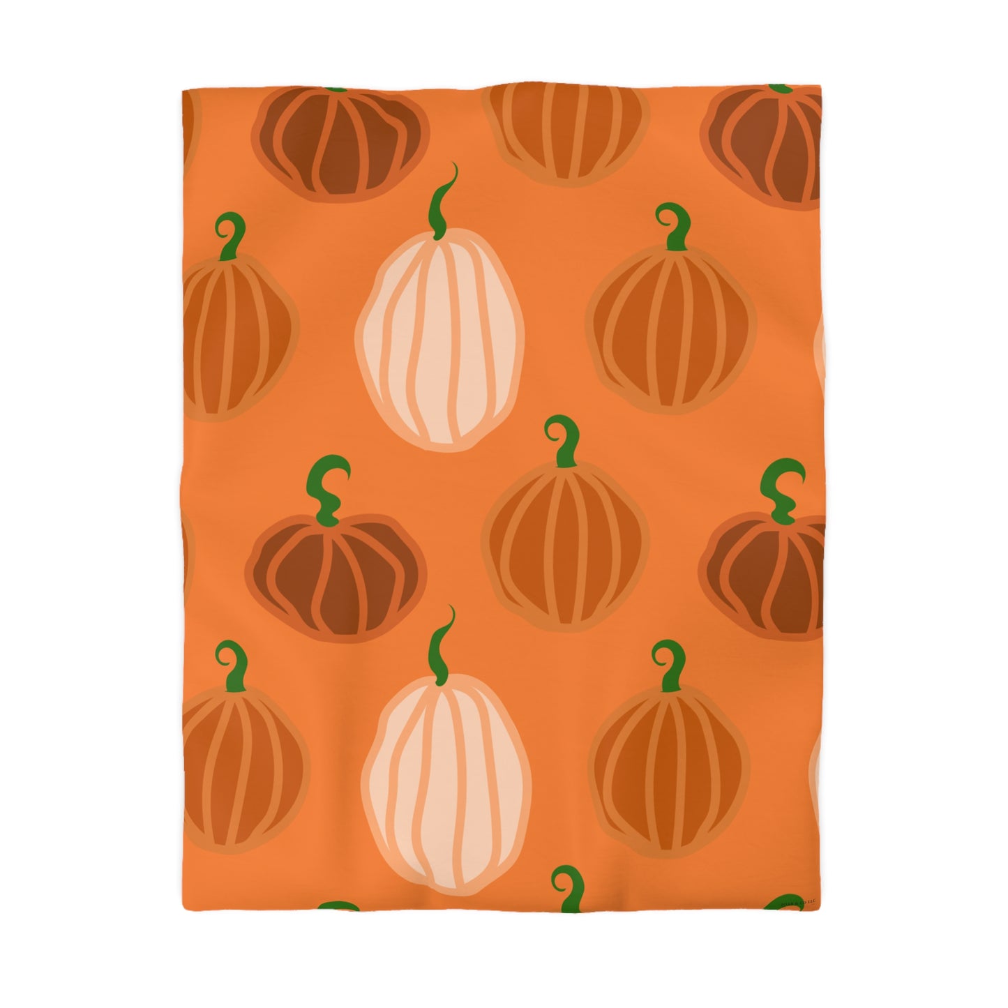 Pumpkin Microfiber Duvet Cover