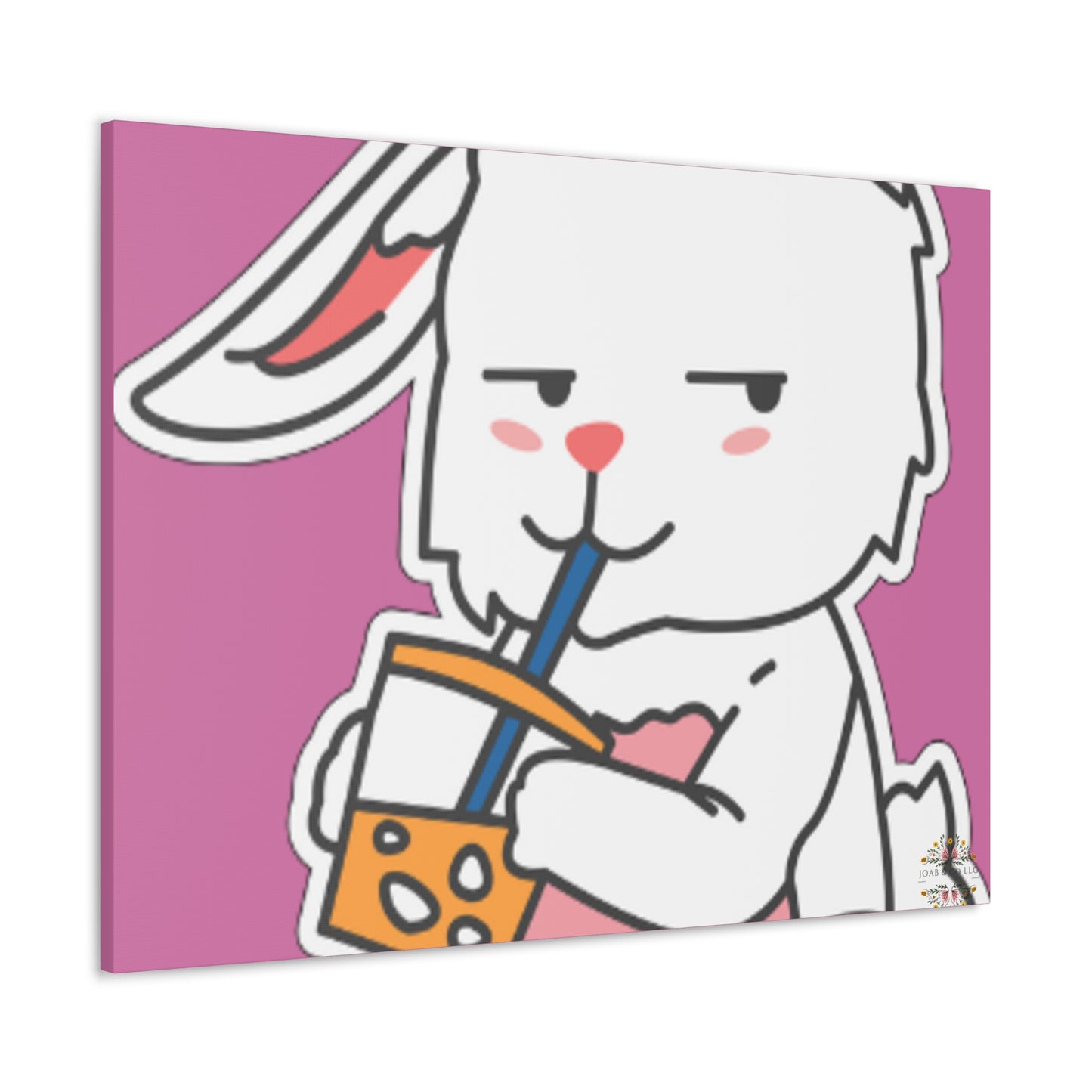 Classic Side Eye Bunny Canvas