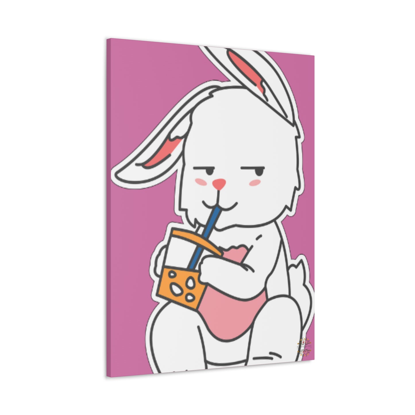 Classic Side Eye Bunny Canvas
