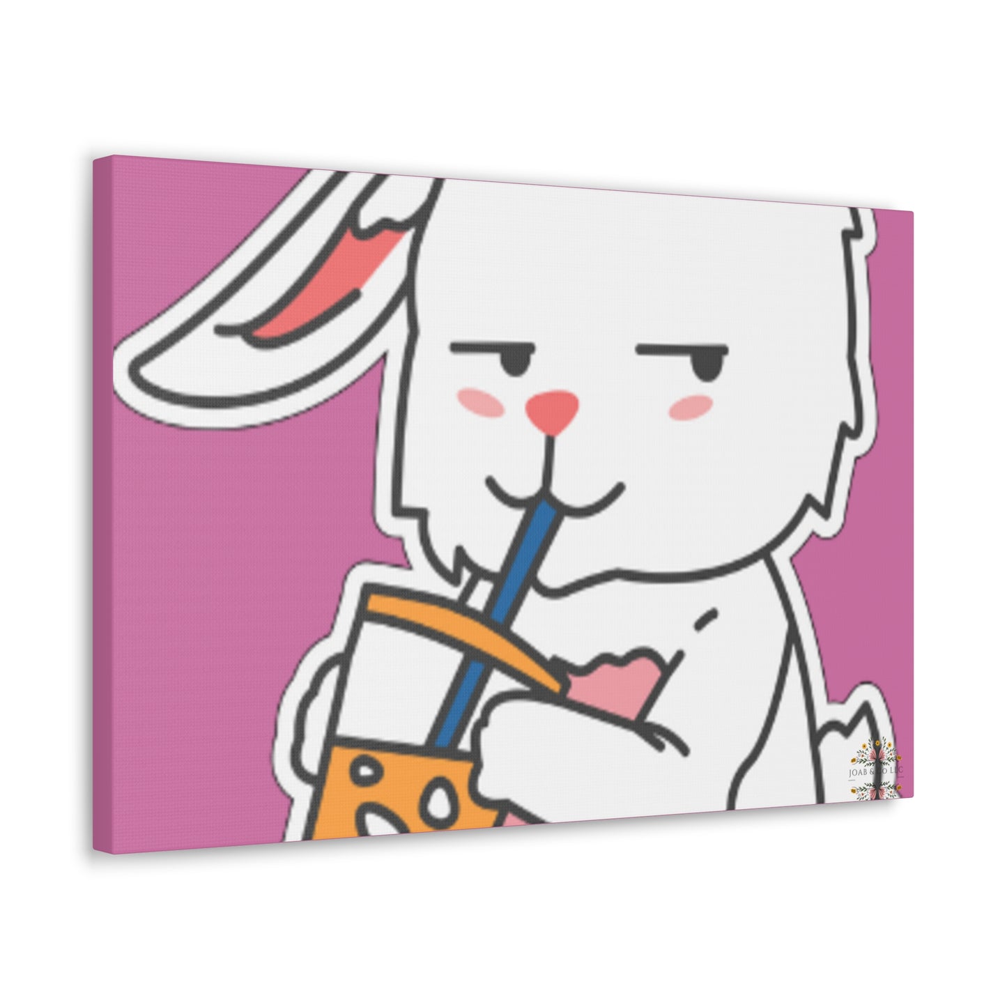 Classic Side Eye Bunny Canvas