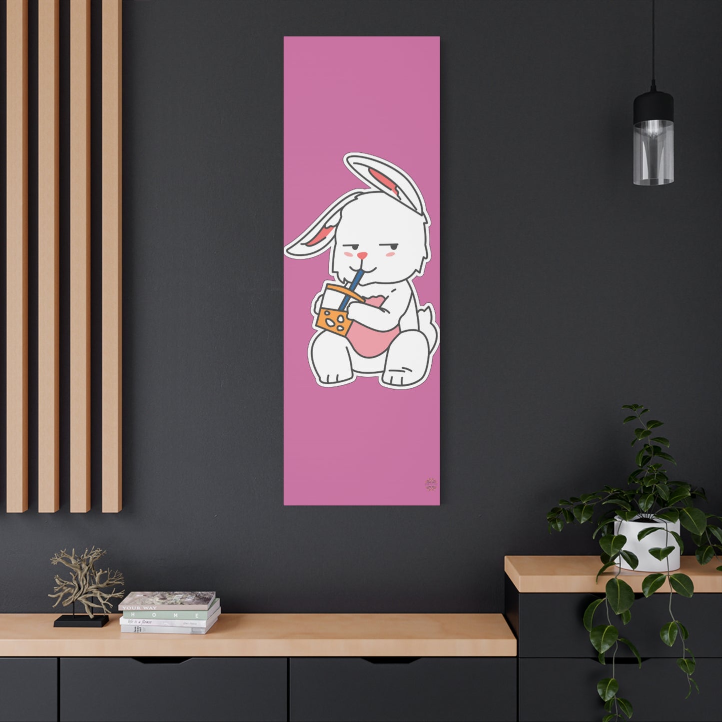Classic Side Eye Bunny Canvas