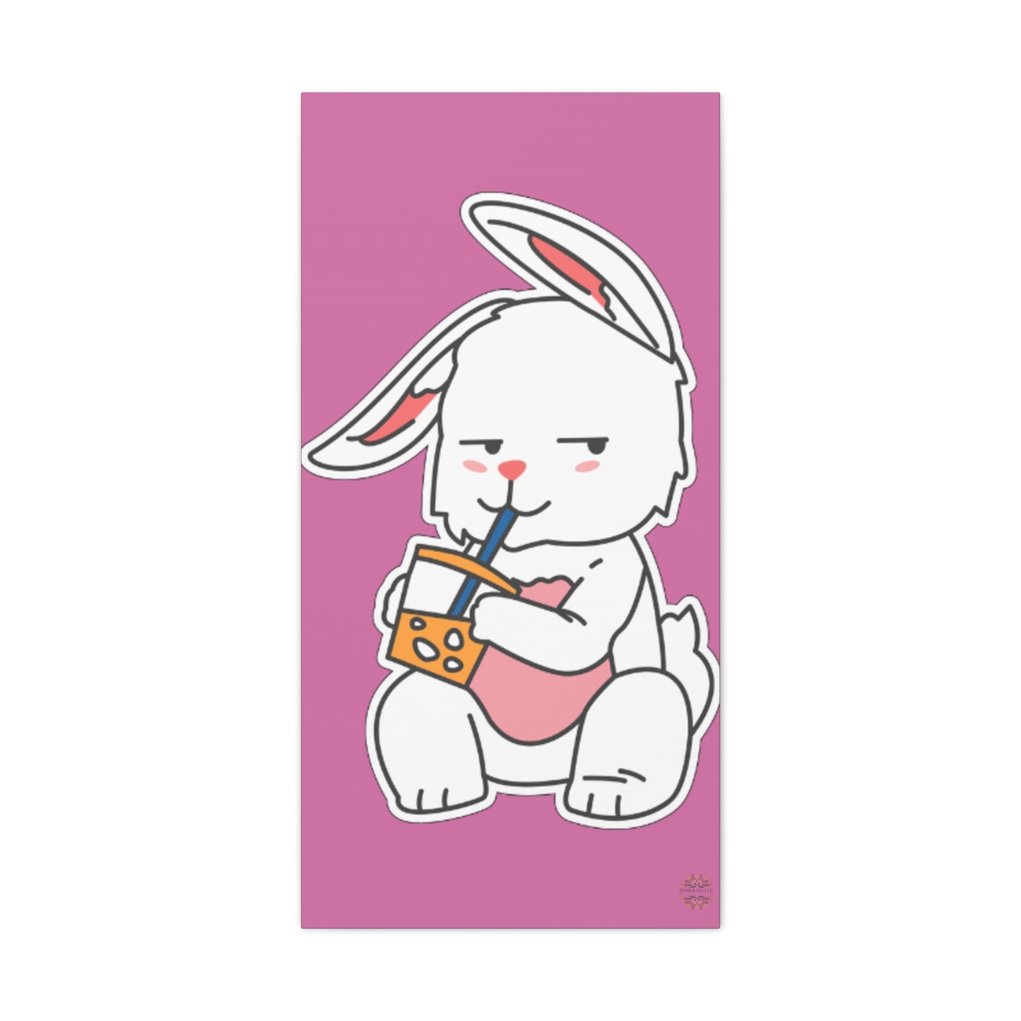 Classic Side Eye Bunny Canvas