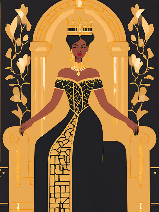 Black Queen Digital Poster